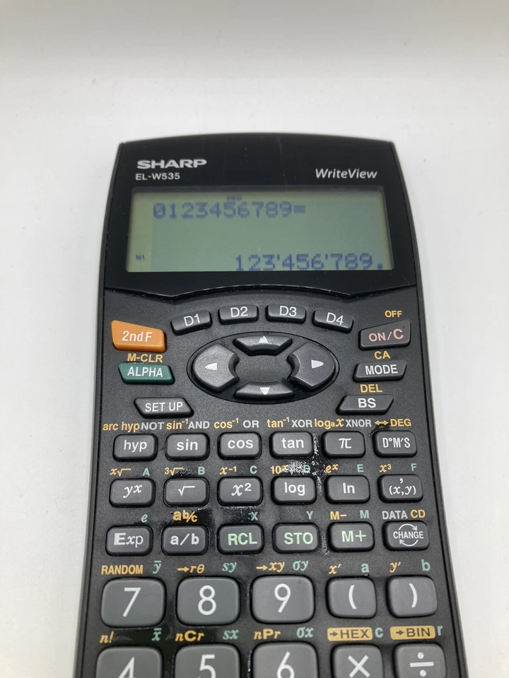 SHARP - Calculatrice Scientifique SHARP EL-W535 - Photo 4/4