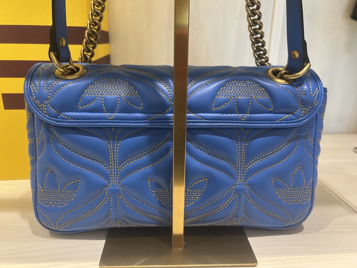 100% Authentic Gucci X Adidas Limited Edition Blue Leather 100% Authentic Gucci X Adidas Limited Edition Blue Leather