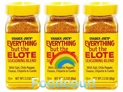 3 Packs Trader Joe's Everything but The Elote Sesame Seasoning Blend 2.3 oz Each