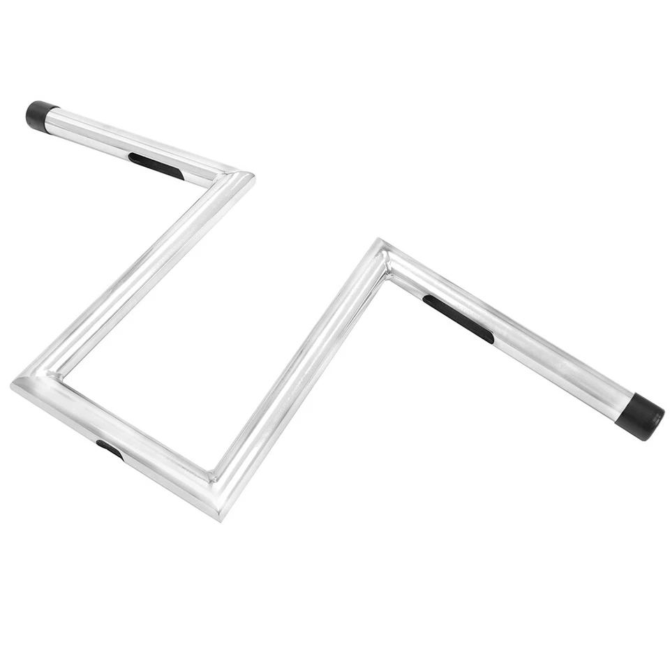 For Harley XL Honda VTX1800C 1" Ape Hanger Handlebar 10-1/2" Rise Drag Z-Bars US Foto 4 de 4