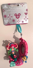 BNWT Disney The Little Mermaid Ariel with Flounder Sketchbook Christmas Ornament