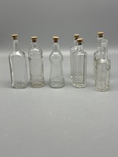 Glass Bottles Set of Seven 5 1/4" Crafts 3D b4