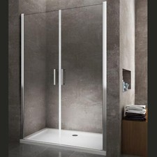 Cabine de douche de 8 millimètres double porte vantail sur la même ligne  H.200