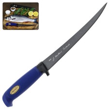 MARTTIINI Filleting MARTEF, coltello per sfilettare 19 cm, pesca, caccia, fodero in pelle