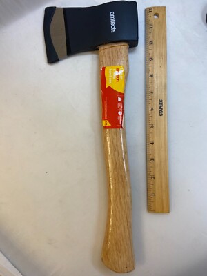 Amtech A2955 24oz Hand Axe with Wooden Shaft For Chopping and Splitting Wood