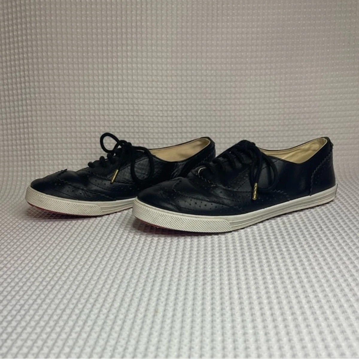 Kate Spade New York Black Oxford Wingtip Tennis Shoes | eBay