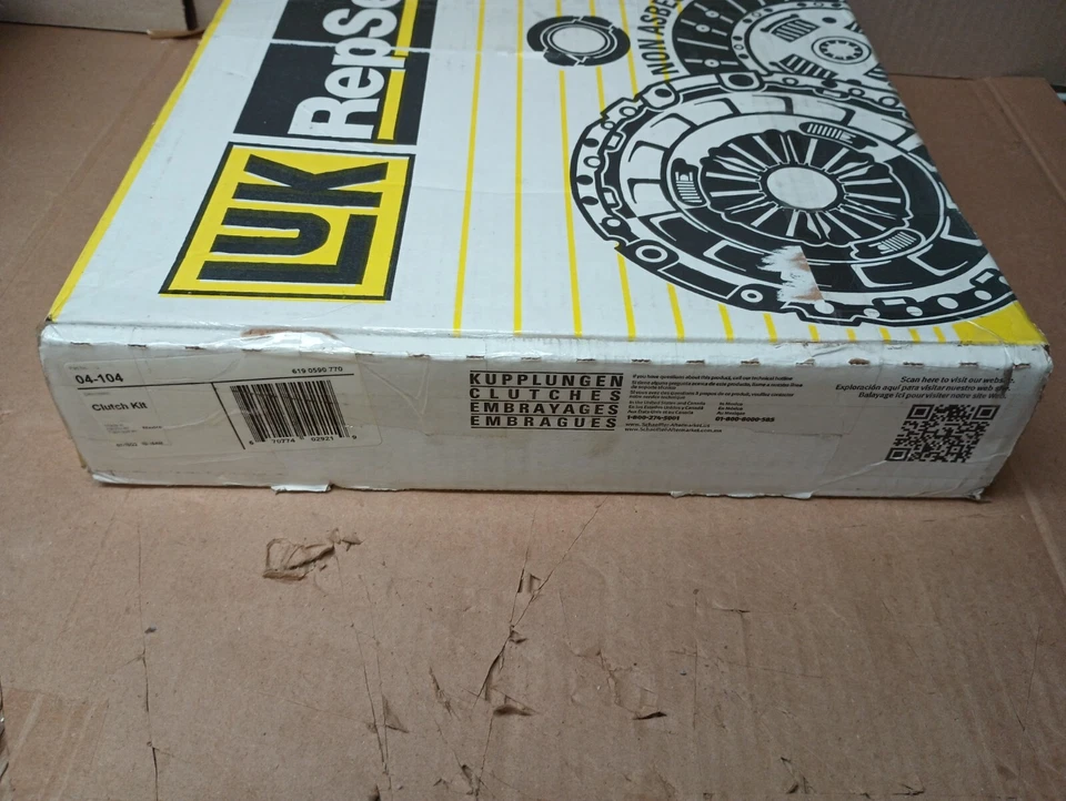 KIT EMBRAGUE TRANSMISIÓN LUK REPSET 04-104 PARA SUZUKI SIDEKICK 1989 NUEVA CAJA ABIERTA Foto 2 de 4