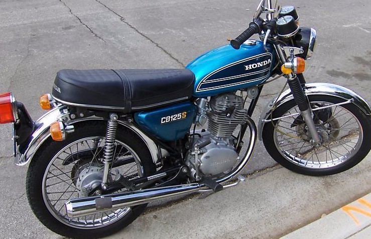 1975 Honda CB125 S2 - Fuel Tank Stripe Decals Set - Candy Riviera