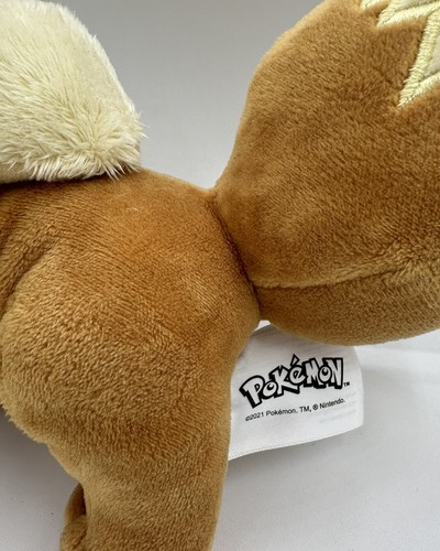 Pokemon Official Lisenced Nintendo 2021 Eevee Plush Toy Stuffed Animal Figure - Picture 5 of 6
