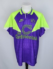BVB BORUSSIA DORTMUND 1990-91 AWAY SHIRT #10 PLAYER ISSUE OR WORN VINTAGE NIKE