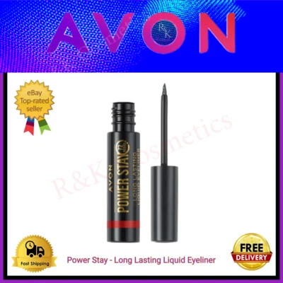 Avon Power Stay Liquid Eyeliner | Long Lasting Liner 72 Hours Choose Your Shade