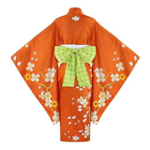 Danganronpa Saionji Hiyoko Cosplay Kimono Uniform Costume Women - Picture 4 of 8