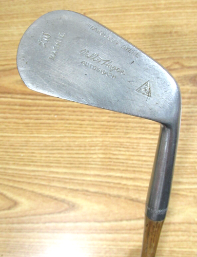 WALTER HAGEN AUTOGRAMM MASHIE 5 EISEN HICKORYSCHAFT - Bild 2 von 15