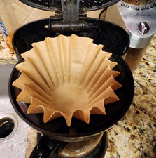 100Ct Unbleached Coffee Filters 4-5 Cup Natural Basket Paper Single Serve Pot