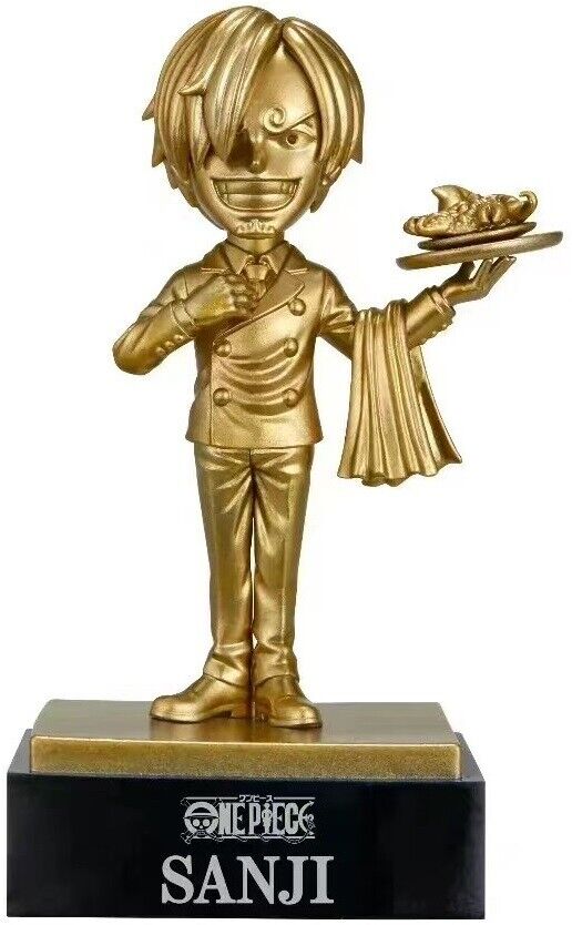 ONE PIECE WCF KUMAMOTO REVIVAL PROJECT GOLD STATUE STRAW HAT