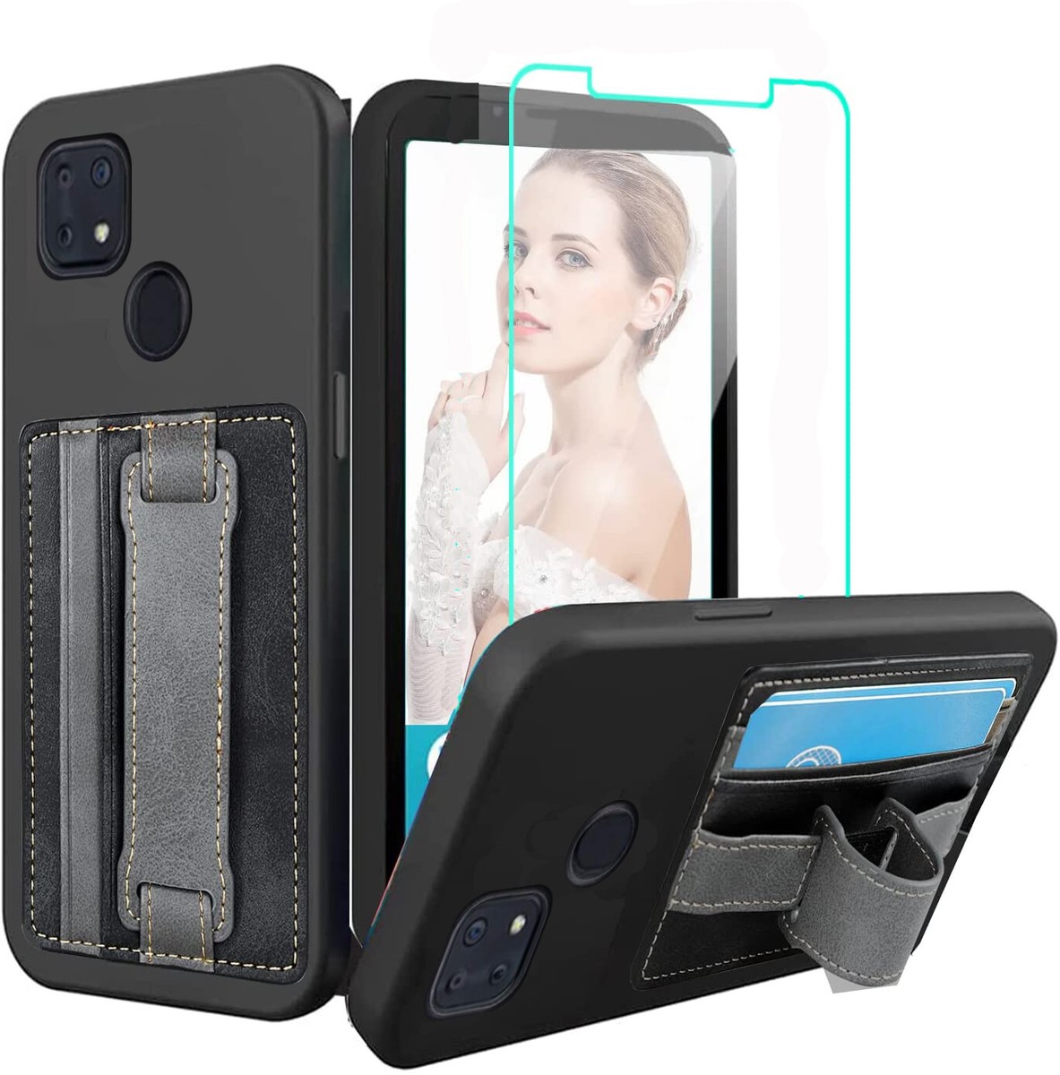 ZTE ZMax 10 Z6250 Insert card Hidden telescopic support Shock