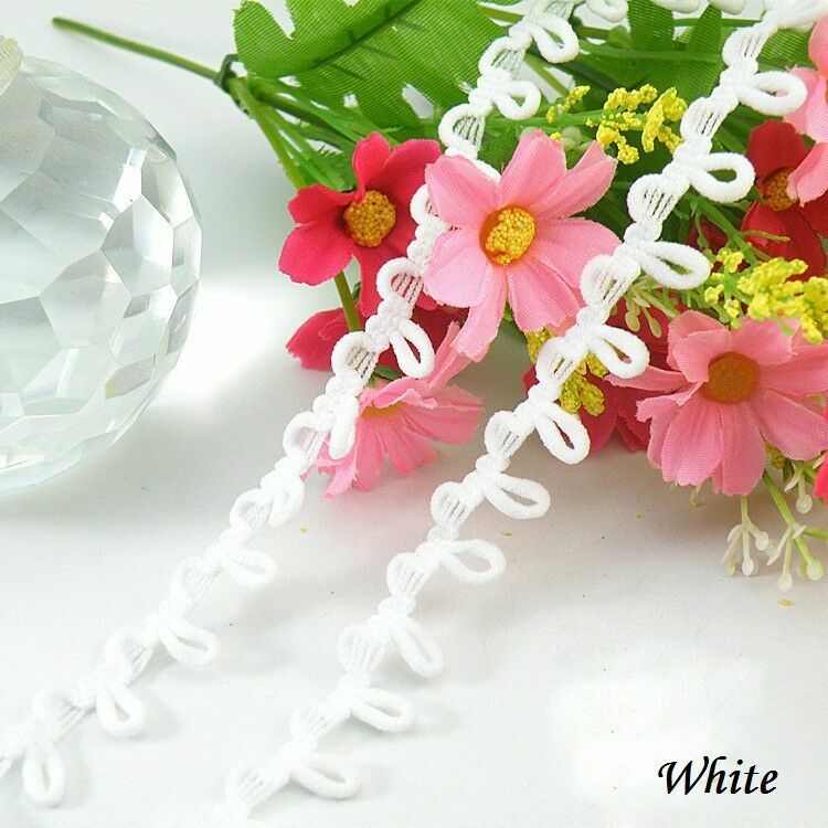 1 Meter Elastic Button Loops Eyelet Sewing Trimming Ribbon Crafts Costume DIY