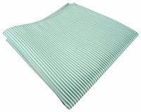 Tigertie Designer Seideneinstecktuch In Mint GrüN Weiß Gestreift