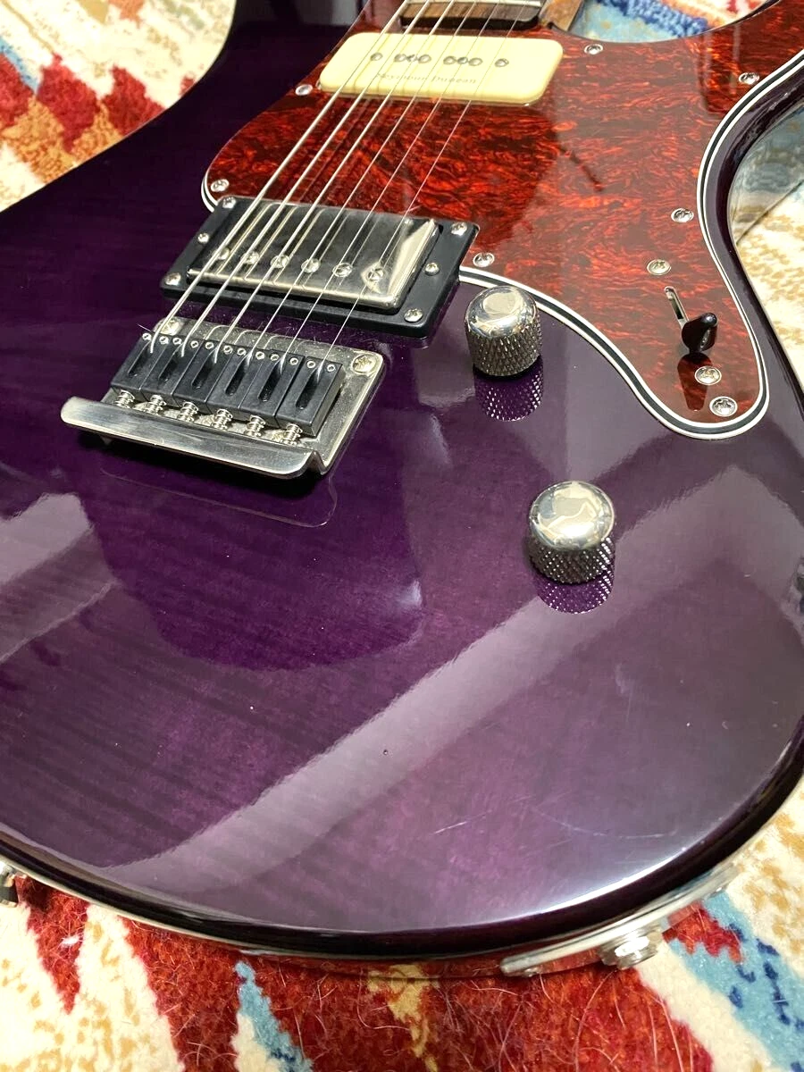Pacifica YAMAHA PAC611HFM Translucent Purple Electric Guitar From
