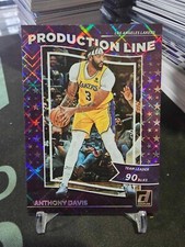 2022-23 Panini Donruss Anthony Davis #6 Production Line Diamond