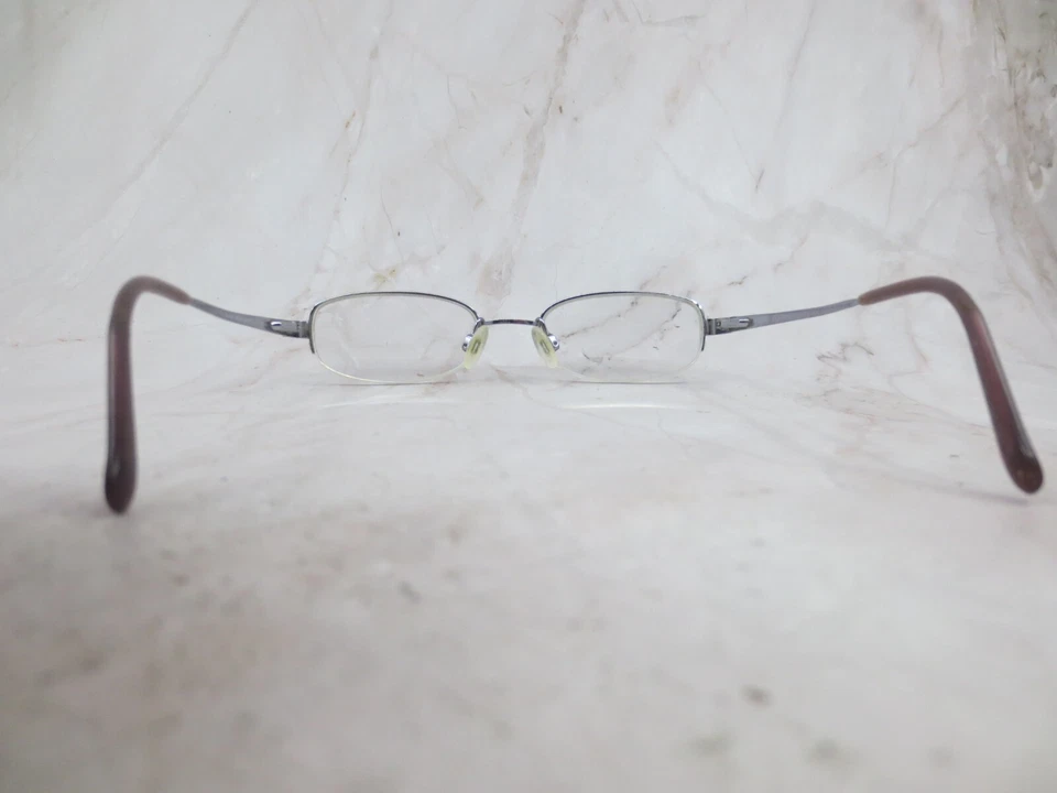 Encantador marco de gafas ARistar AR6981 para mujer de metal plateado medio borde 47-18-135 Foto 4 de 4