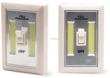 Cyclops COB LED Light Switch 200 Lumens AAA White 2 Pack CYC-COB-2PK