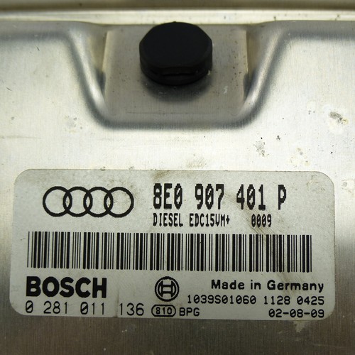 Engine Control Unit 8E0907401P Audi A6 4B A4 8E B6 2,5TDI 120KW 163PS Bfc - Picture 3 of 3