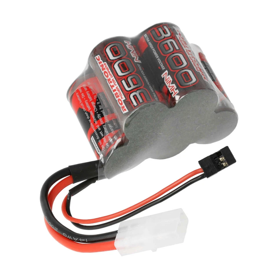 Empfängerakku Hump 3+2 Sub-C Zellen 6V 3600 mAh HPI Baja Carbon Fighter - Bild 2 von 2