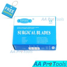 100 Scalpel Blades 12 Sterile Surgical Blades Surgical Dental Ent Instruments