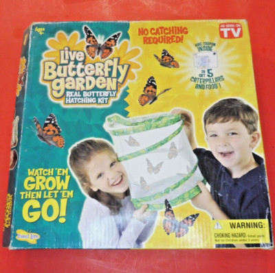 Insect Lore Live Butterfly Garden; Real Butterfly Hatching Kit - With Coupon!