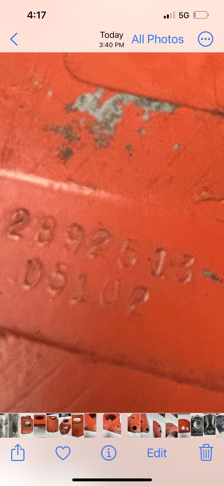 Mopar BB 4 Speed Bell Housing 2892513 10.5 383 440 426 Hemi Charger