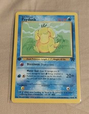 Pokemon TCG Psyduck 65/82 Team Rocket Regular 1st Edition LP Card on eBay
