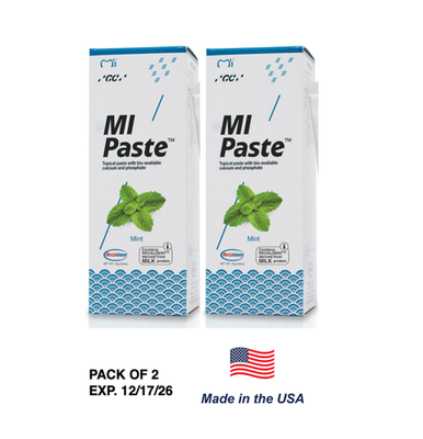 #ad 2 Pack GC MI Paste Topical Tooth Cream Mint Flavor Fluoride Free $29.99