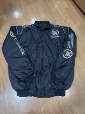 Vintage Cadillac Embroidered Bomber Jacket Me...