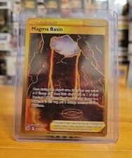 magma basin pokemon card price Magma Basin (BRS 185) Secret Rare NM+ DE main image 0