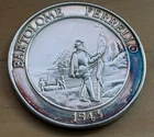 Bartolome Ferrero Franklin Mint 1 Troy oz 0.925 Proof Silver Round