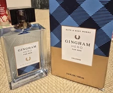 BATH & BODY WORKS GINGHAM HERO MEN'S COLLECTION COLOGNE SPRAY 3.4 OZ New In Box