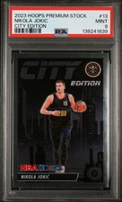 2023 PANINI HOOPS PREMIUM STOCK CITY EDITION #13 NIKOLA JOKIC PSA 9