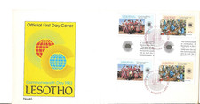 CMMONWEALTH DAY LESOTHO 1983 FDC