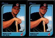 1997 Bruce Aven (2) Card Lot - THE RAREST EDITION – FEW WILL EVER OWN THIS!