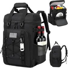 Cooler Backpack - 42 Cans Tactical Backpack Coolers Insulated Leak Proof, Large 