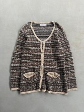 CARDIGAN USATO 1997 COMME DES GARCONS HOMME JACQUARD ACCETTABILE