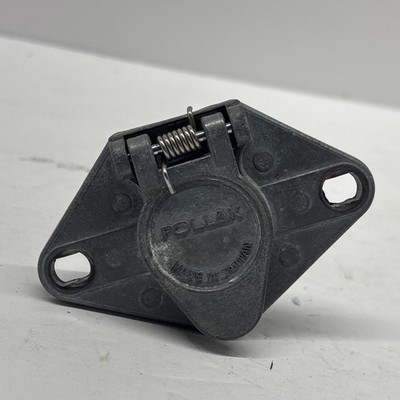 Pollak 6 Pin Female Trailer Plug Socket USA HD Metal (RT2) Bumper Mount Rear