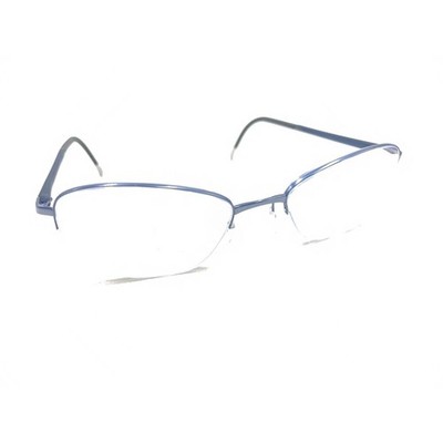 Silhouette 4453 40 6074 Titanium Blue Half Eyeglasses Frames 50-18 135 Austria