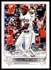 2022 Topps Alcides Escobar Washington Nationals #116
