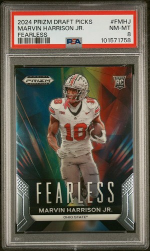 2024 Panini Prizm Draft Picks Fearless Marvin Harrison Jr. #F-MHJ card
