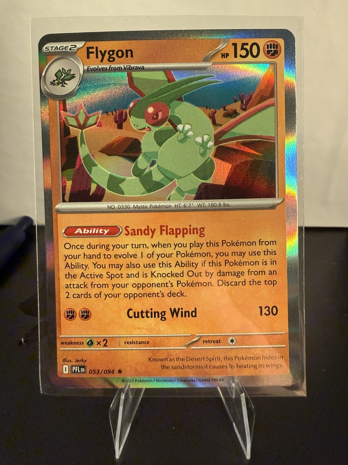 Flygon 053/094 Phantasmal Flames Holo
