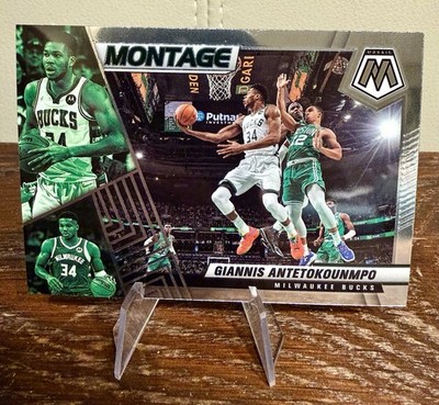 Panini Mosaic 21-22 Giannis Antetokounmpo Bucks Montage #10 - NEW