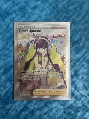 Pokémon TCG Elesa's Sparkle Full Art Holo Card 147/159 Crown Zenith