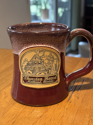Deneen Pottery Drip Glaze Coffee Mug 2017 Thurston House Mainland, Florida